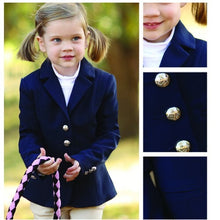 Load image into Gallery viewer, Huntington Willow KIDS  Jacket - NAVY - size 12
