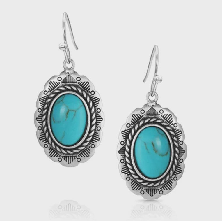 Earrings - Montana - Into the Blue - SILVER