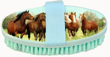 Load image into Gallery viewer, Body Brush - Herds Of Horses - Eureka - Blue
