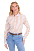 Load image into Gallery viewer, Thomas Cook - Womens Ellie Long Sleeve Shirt - Tan / White - ASSORTED SIZES
