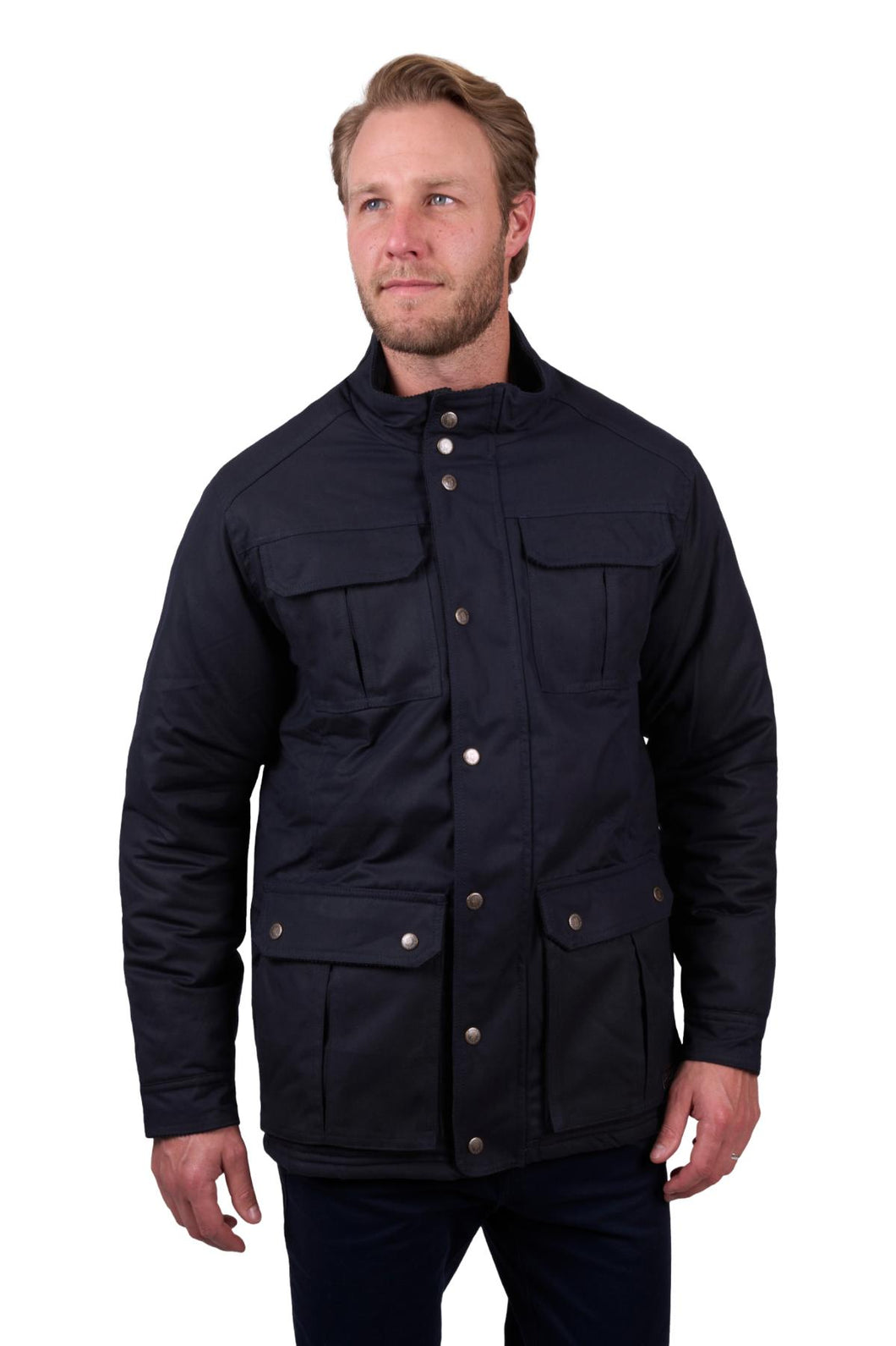 Thomas Cook - Mens Tarcutta Oilskin Jacket - NAVY
