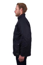 Load image into Gallery viewer, Thomas Cook - Mens Tarcutta Oilskin Jacket - NAVY
