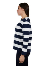 Load image into Gallery viewer, Paula Womens Long Sleeve Tee - Thomas Cook - Navy/White- 14
