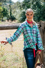 Load image into Gallery viewer, Hitchley &amp; Harrow - The LC Collection - Emerald, Navy, &amp; Hot Pink Shirt  - VARIOUS SIZES
