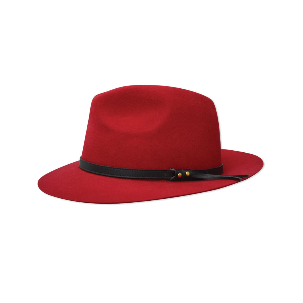 Thomas Cook - Jagger Wool Felt Hat - Red - 56cm