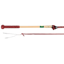 Load image into Gallery viewer, Stockwhip - Redhide - 6 foot x 4 plait
