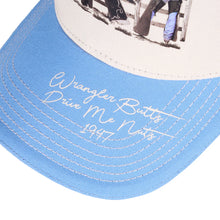 Load image into Gallery viewer, CAP - Wrangler - Josie HP Trucker Cap - Cream / Light Blue - One Size
