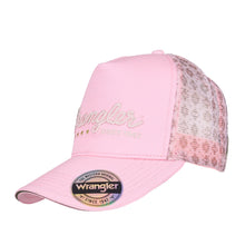 Load image into Gallery viewer, CAP - Wrangler - Lucy HP Pony Tail Trucker Cap - Pastel Pink - One Size
