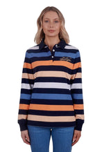 Load image into Gallery viewer, Womans Isabell Rugby - Wrangler - Navy/Orange - 14
