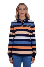 Load image into Gallery viewer, Womans Isabell Rugby - Wrangler - Navy/Orange - 10
