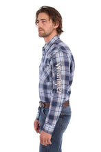 Load image into Gallery viewer, Wrangler - Mario Logo - LONG SLEEVE shirt - Navy/Tan - ASSORTED SIZES
