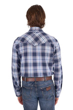 Load image into Gallery viewer, Wrangler - Mario Logo - LONG SLEEVE shirt - Navy/Tan - ASSORTED SIZES
