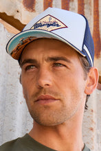 Load image into Gallery viewer, Wrangler - Hank Trucker Cap - One Size - Navy / Light Blue
