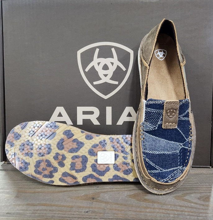 Ariat Womans Cruiser - Brown Bomber / Mixed Deepest Denim