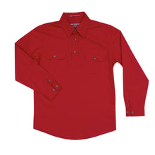 Load image into Gallery viewer, Lauchlan Workshirt - Boys - Just Country - Chilli - 4-5
