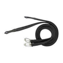 Load image into Gallery viewer, Stubben De Luxe Stirrup Leathers - BLACK &amp; BROWN VARIOUS SIZES
