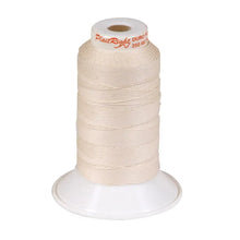 Load image into Gallery viewer, Plaiting Cotton - Plait Right -  BLACK-CHESTNUT - CREAM-  250  METRES
