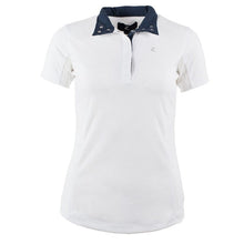 Load image into Gallery viewer, Show Shirt  BLAIRE  - Short Sleeve - Horze - NAVY/WHITE
