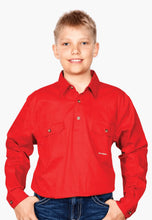 Load image into Gallery viewer, Lauchlan Workshirt - Boys - Just Country - Chilli - 4-5
