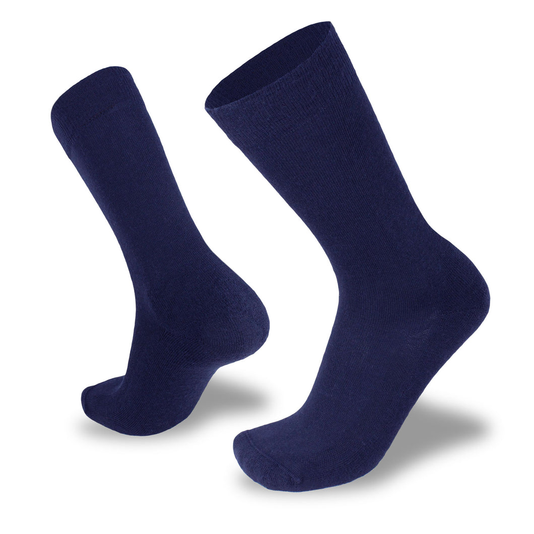 Bamboo Comfort Socks - Navy - 2-8