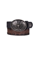 Load image into Gallery viewer, Pure Western - KIDS - Roderick Belt- Black/Tan - ASSORTED SIZES
