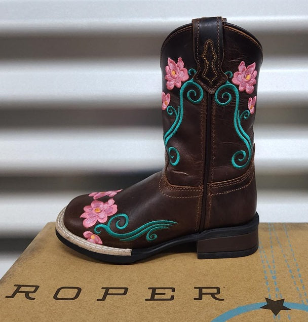 Roper - Kids Helen - BROWN LEATHER