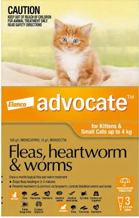 Advocate Kitten & Small Cats up to 4KG
