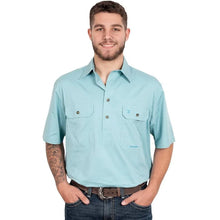 Load image into Gallery viewer, Just Country - Mens Adam Short sleeve Shirt - Reef - small
