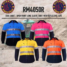 Load image into Gallery viewer, Ritemate Kid&#39;s 2 Tone LS Reflective Shirt
