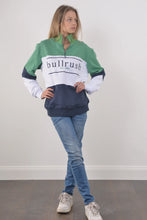 Load image into Gallery viewer, Bullrush - Springton Zip Sweat - Navy/Green - ASSORTED SIZES
