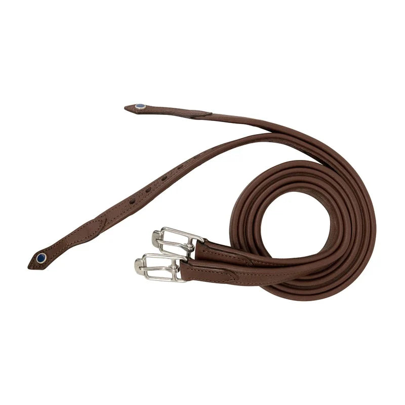 Stubben De Luxe Stirrup Leathers - BLACK & BROWN VARIOUS SIZES
