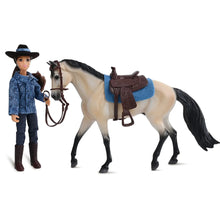 Load image into Gallery viewer, Breyer- Freedom WESTERN HORSE AND RIDER SET
