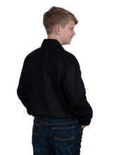 Load image into Gallery viewer, Lachlan Workshirt - Boys - Just Country -BLACK - ASSORTED SIZES
