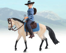 Load image into Gallery viewer, Breyer- Freedom WESTERN HORSE AND RIDER SET
