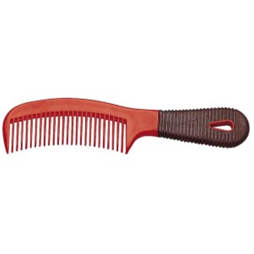 Plastic Comb with Rubber Handle