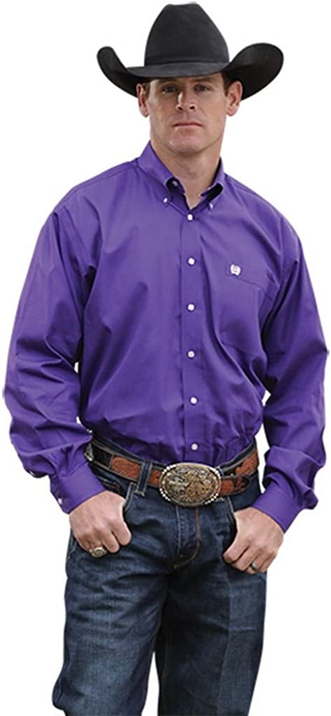Cinch - Purple button through Shirt